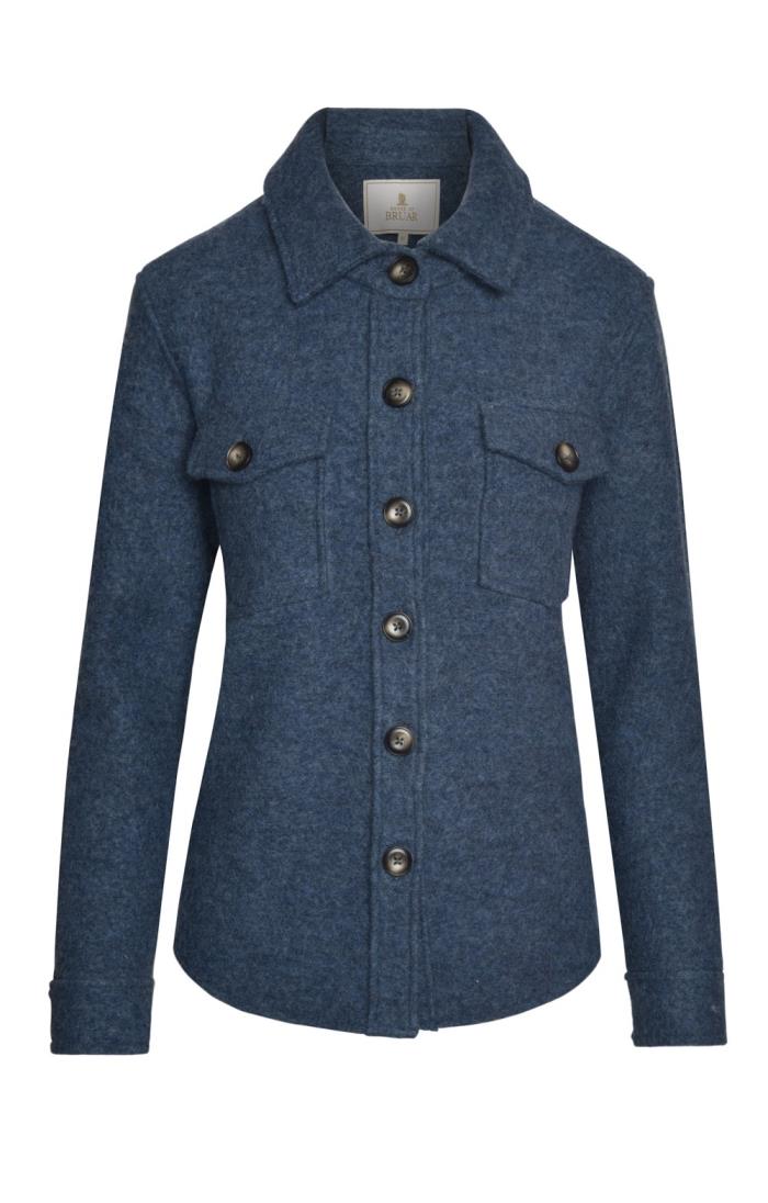 Ladies Boiled Wool Overshirt House of Bruar
