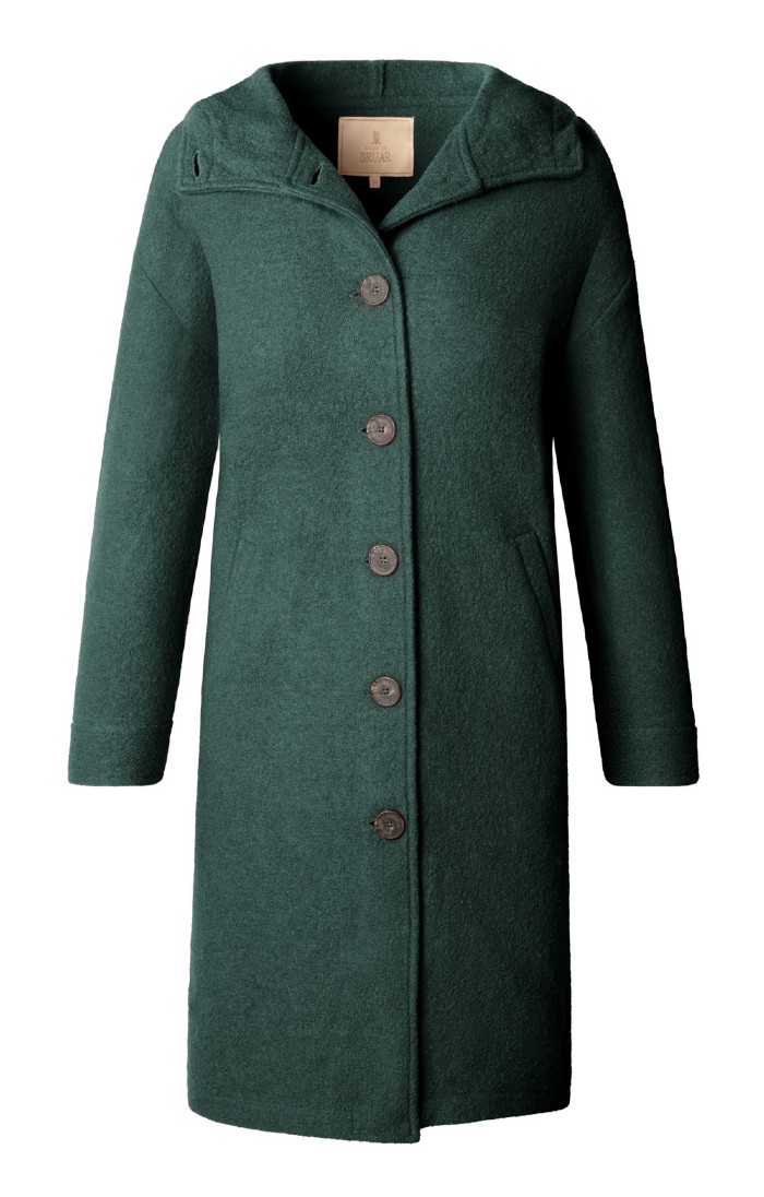 Hunter green wool coat hotsell