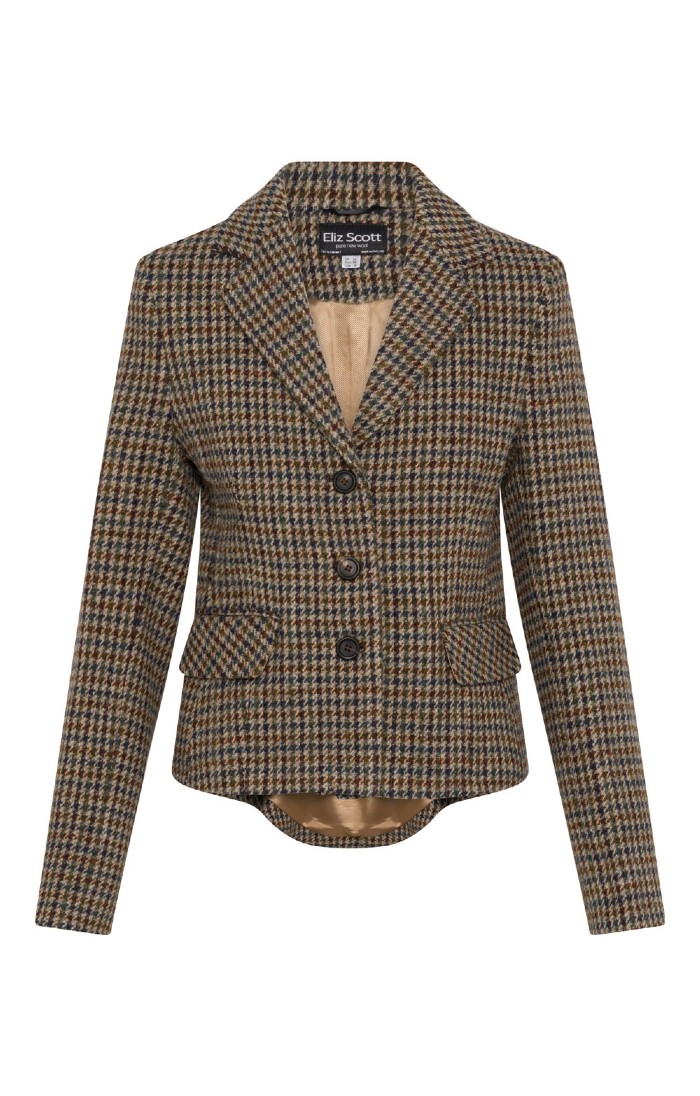Ladies Peplum Jacket, Black - House of Bruar Ladies Peplum Jacket, Black - House of Bruar
