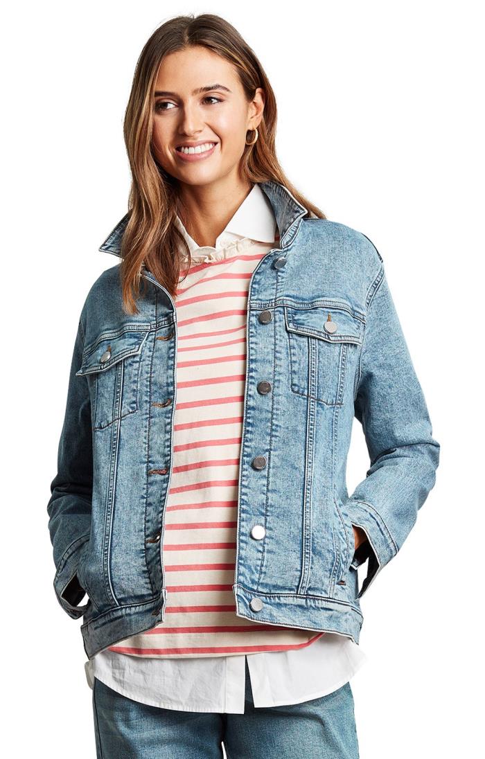 Details 141+ ladies cream denim jacket super hot dedaotaonec