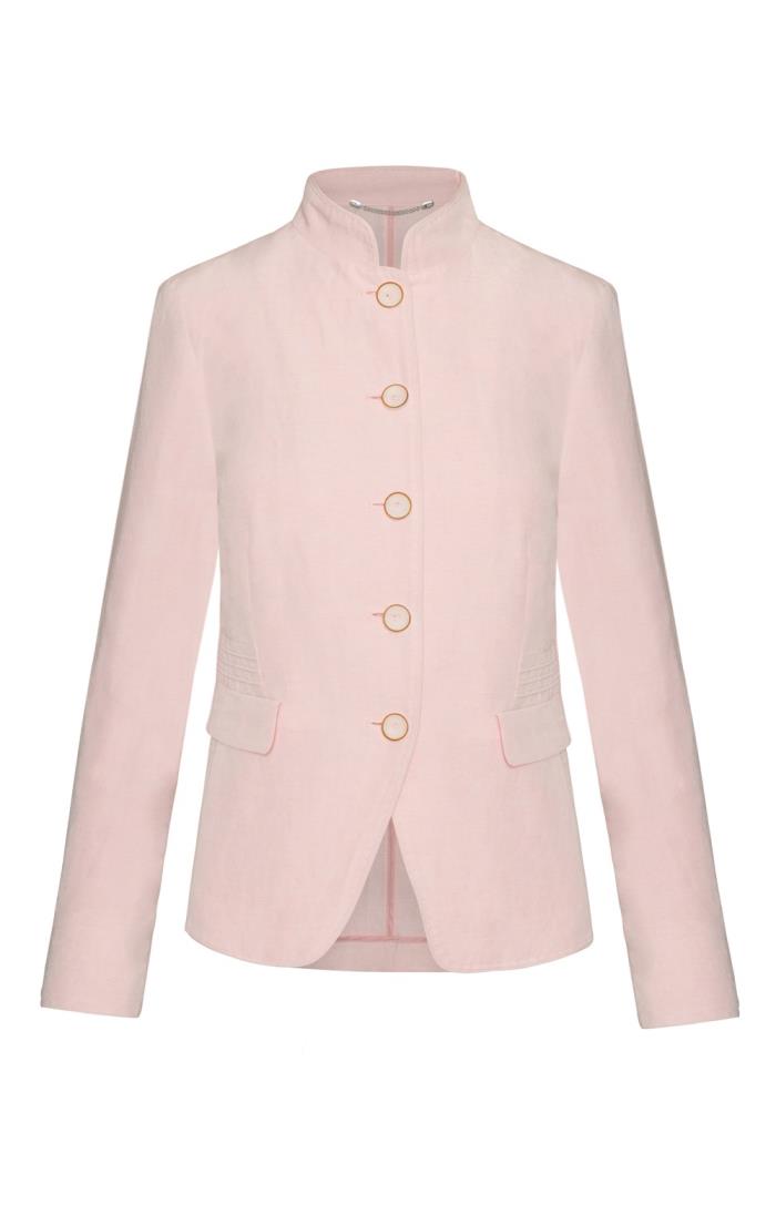 Cotton linen blazer ladies online