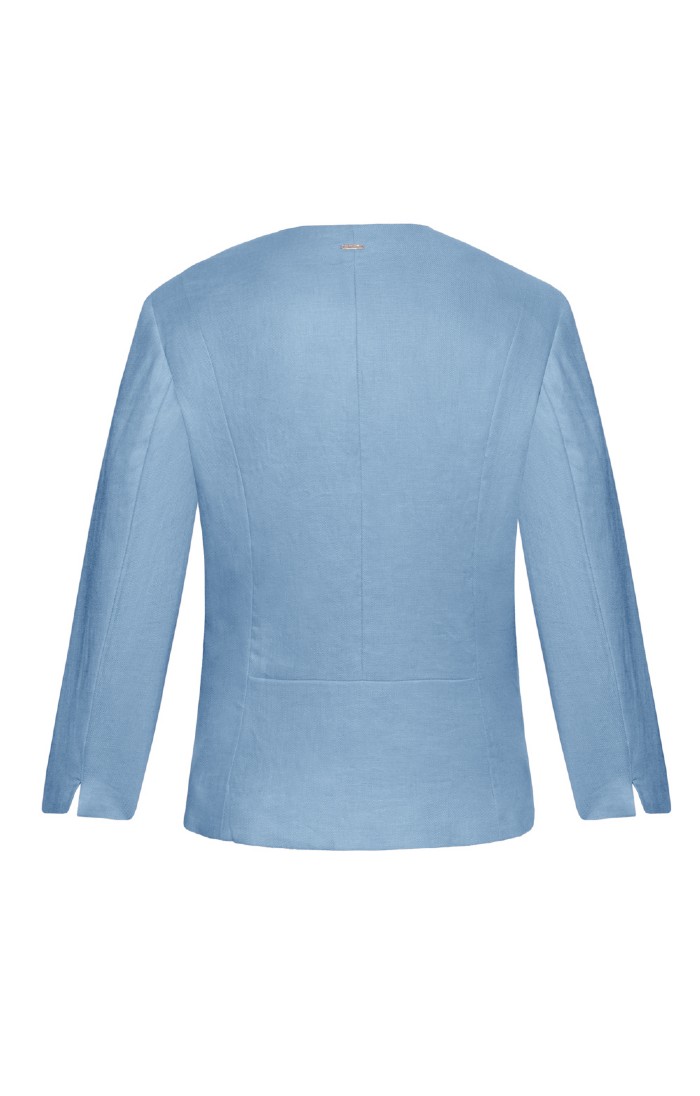 Ladies Smart Short Linen Jacket House of Bruar