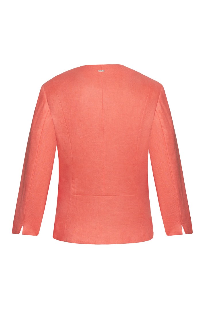 Short linen jacket ladies sales