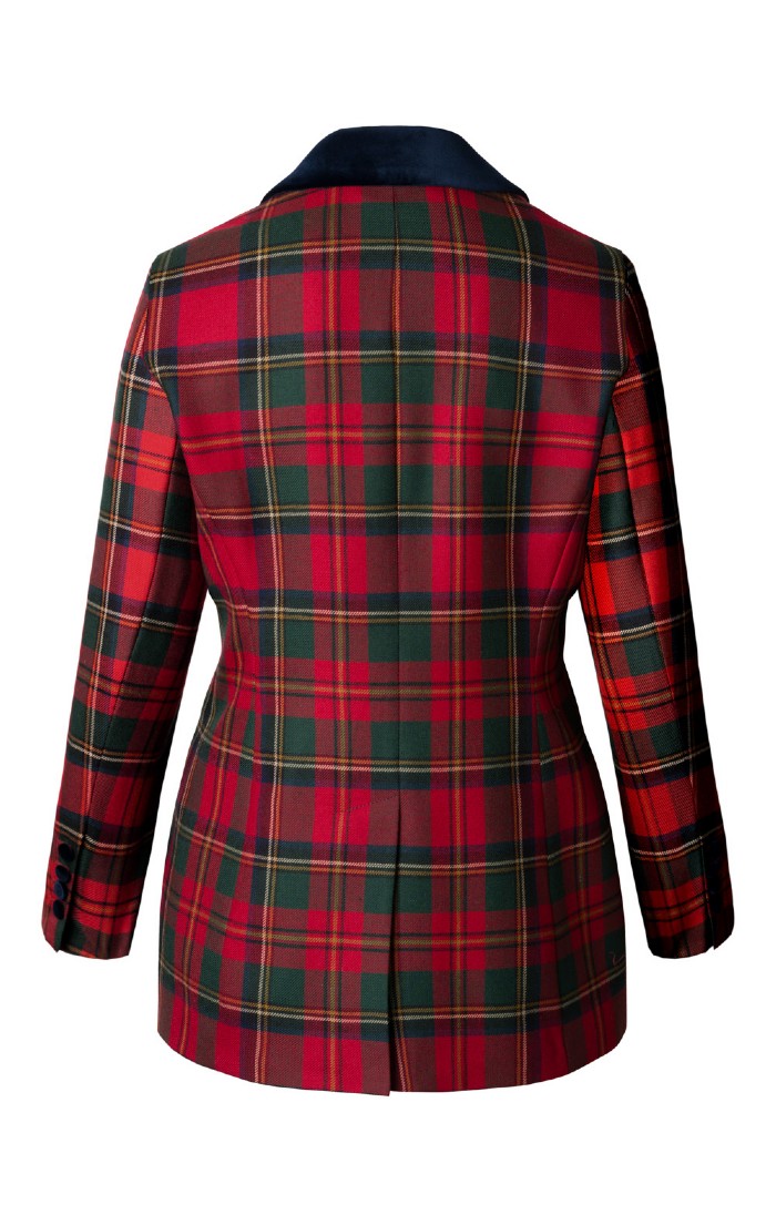 River island tartan blazer 2025