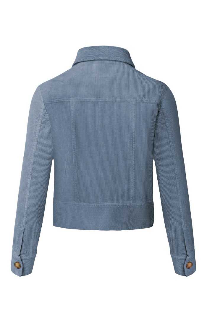 Ladies Washed Cord Jacket, Blue House of Bruar