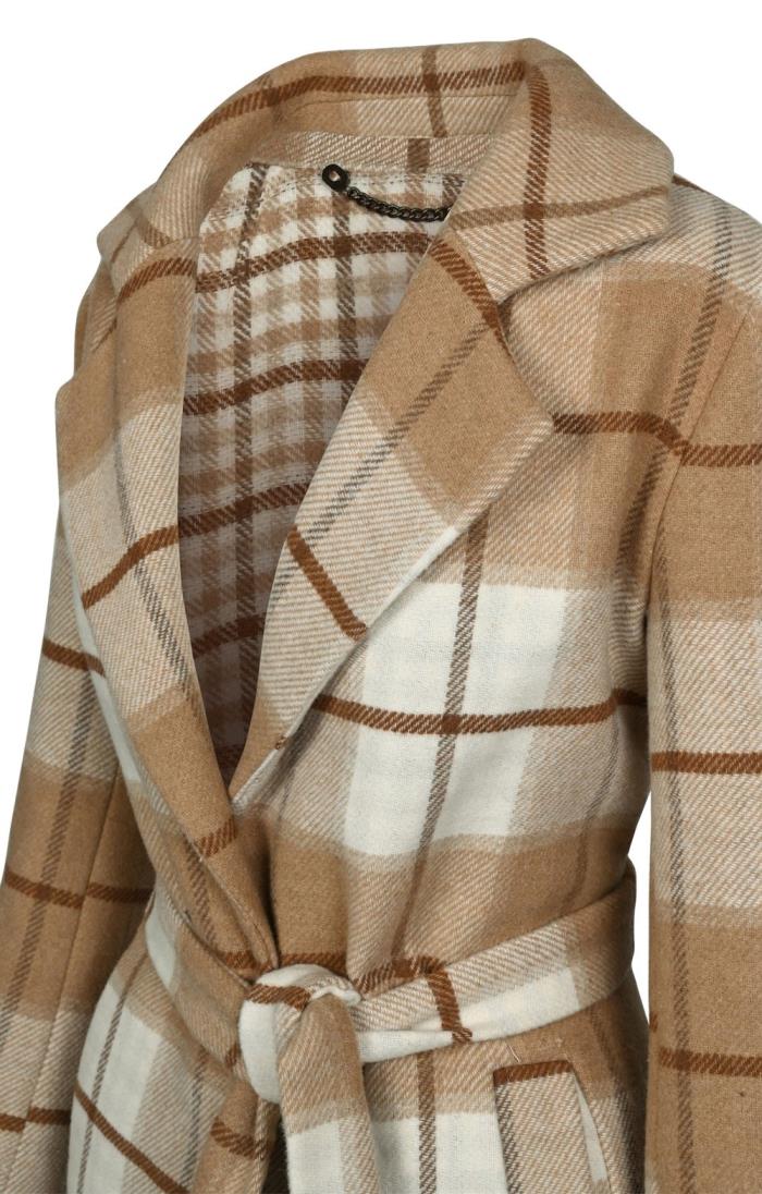 Ladies checked sale winter coats