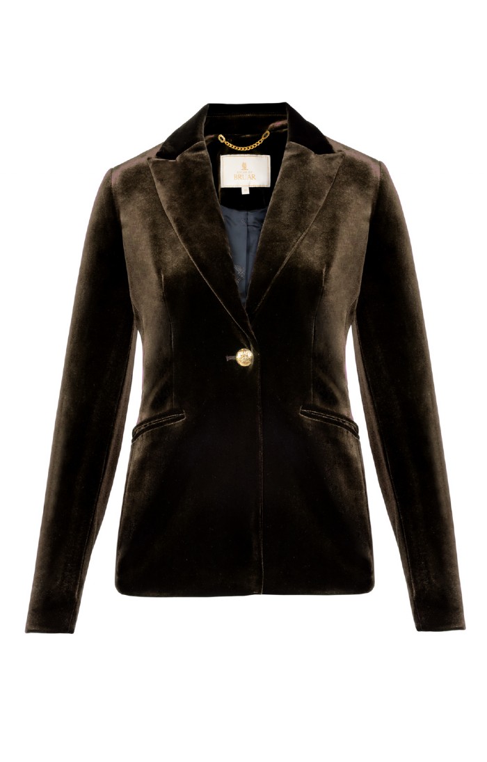 Dark green velvet clearance jacket ladies