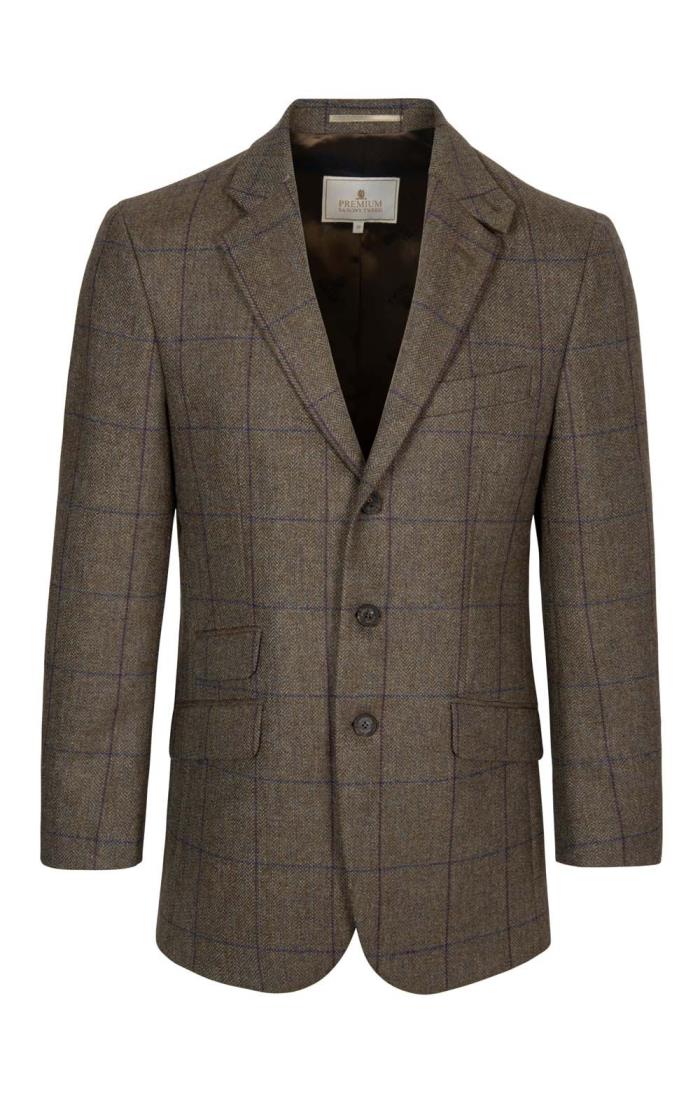 Mens Saxony Tweed Hacking Jacket, Green - House of Bruar Mens Saxony Tweed Hacking Jacket, Green - House of Bruar