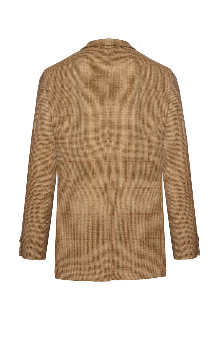 Mens Saxony Tweed Hacking Jacket, Green - House of Bruar