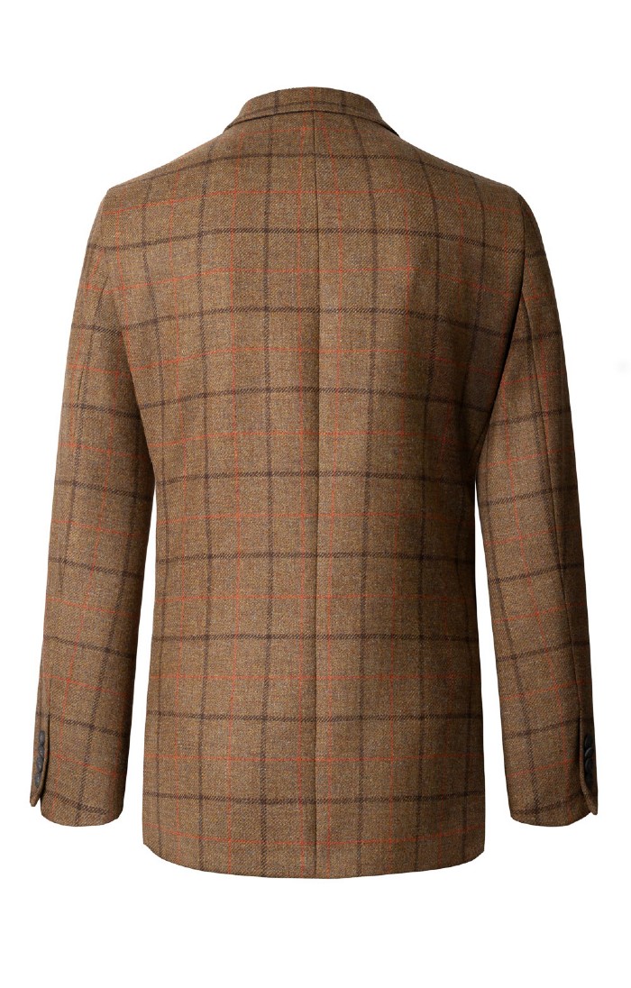 Men's Saxony Tweed Jacket, Natural - House of Bruar