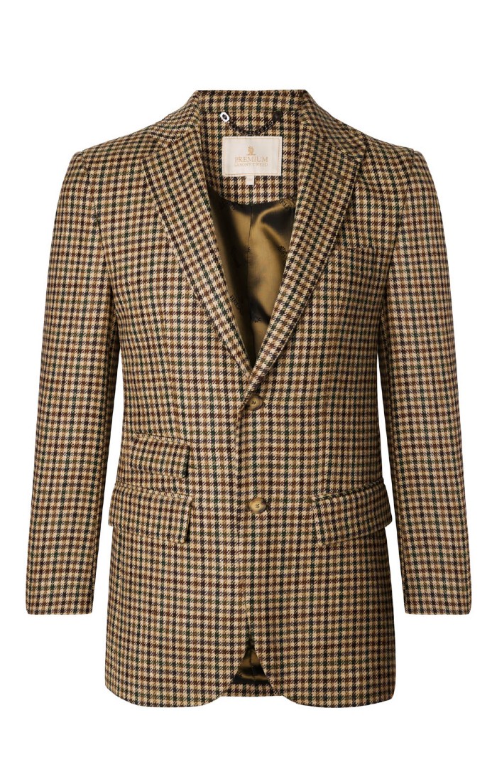 Abraham Moon - Blue & Beige Gun Club Check - Neo Cut | SPIER