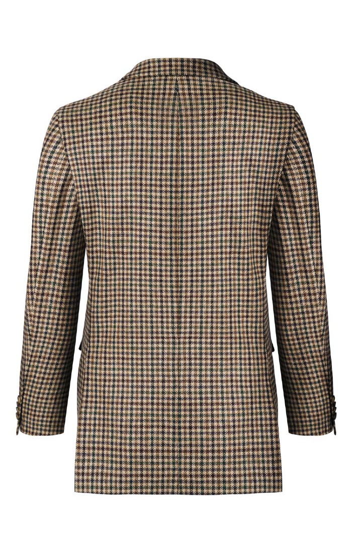Men's Saxony Tweed Jacket, Brown, Natural - House of Bruar