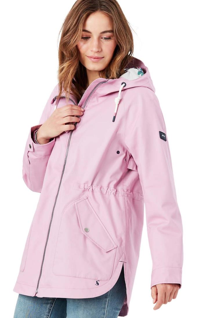 light pink waterproof jacket