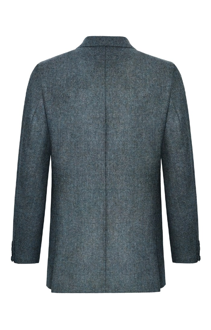 ジャケット・アウター raughlow cocoon tweed jaket(navy) sun-bleached-tweed-jacket-in-