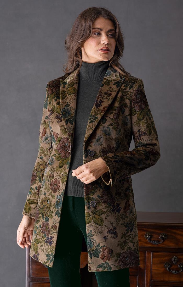 Ladies Velvet Cheltenham Jacket House of Bruar