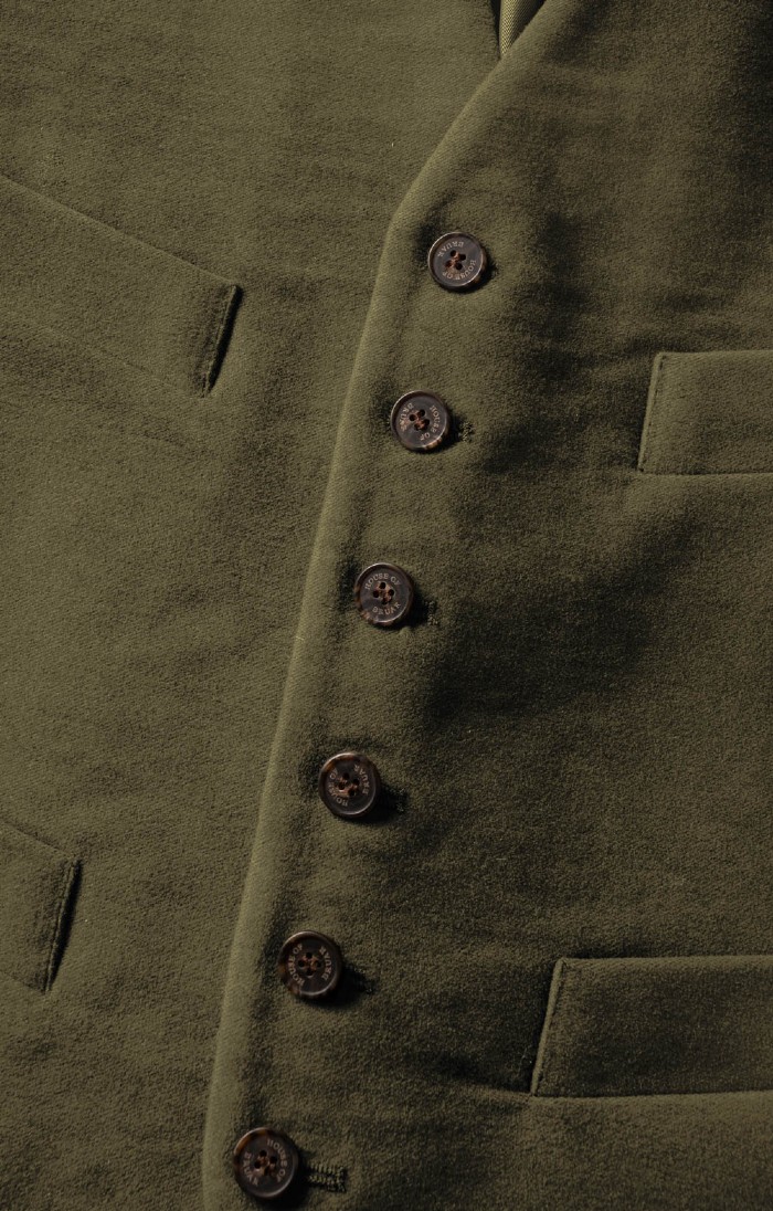 Mens Moleskin Waistcoat, Brown House of Bruar