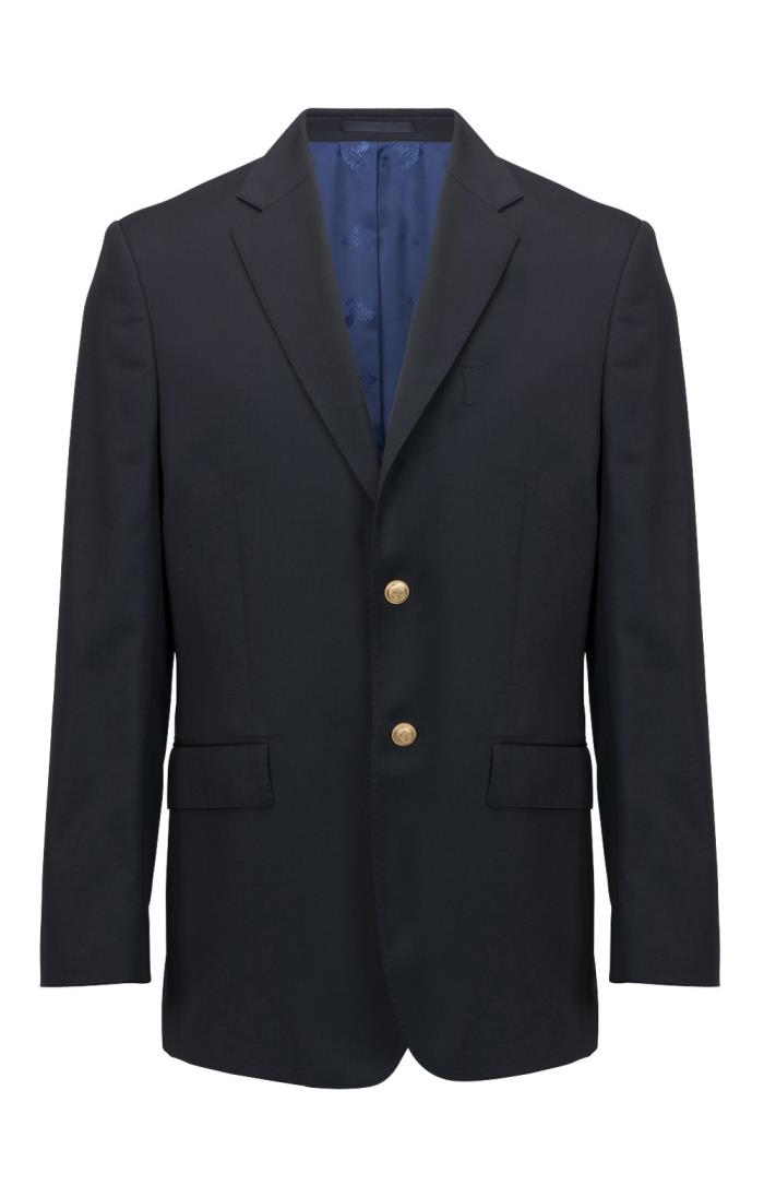 Mens Single Breasted Merino Wool Blazer 