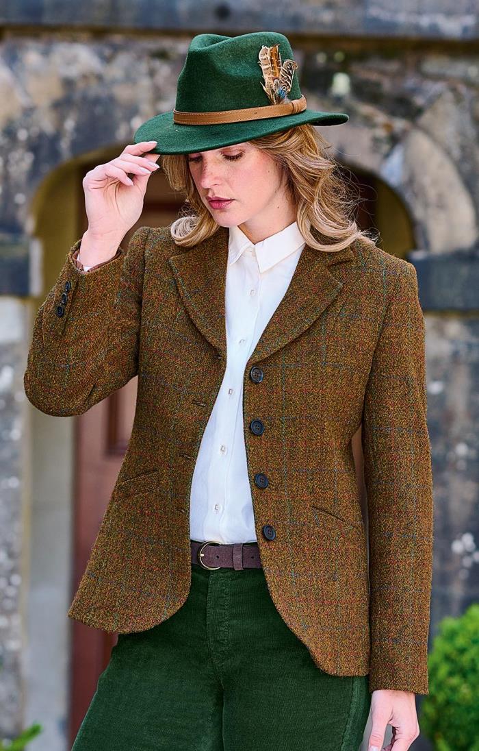 Ladies Harris Tweed Sandy Jacket - House of Bruar