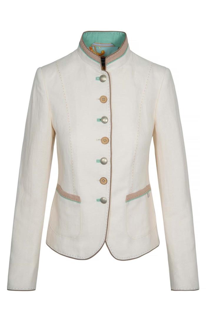 Ladies Short Linen Jacket - House of Bruar