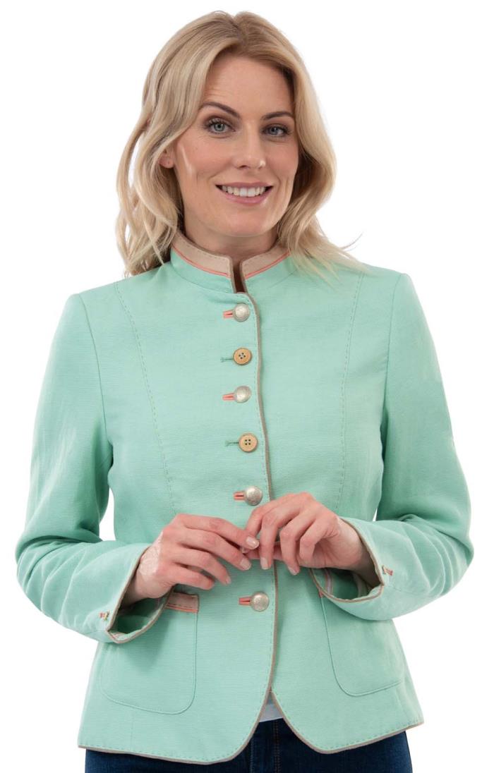 Ladies Short Linen Jacket - House of Bruar