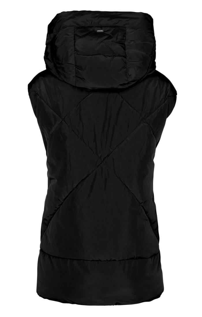 Ladies black gilet best sale with hood