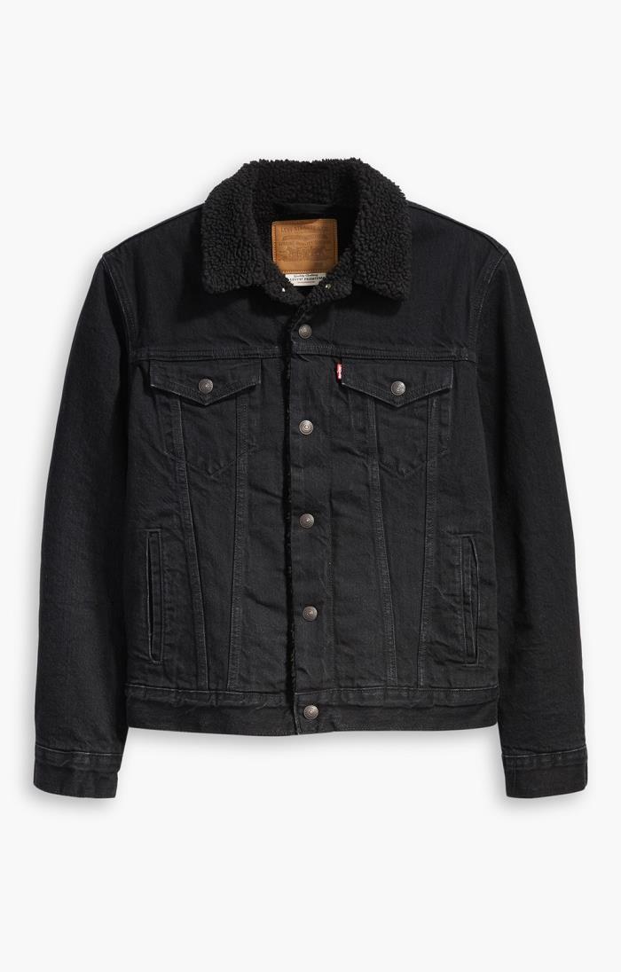 Mens Levi s Sherpa Trucker Jean Jacket House of Bruar