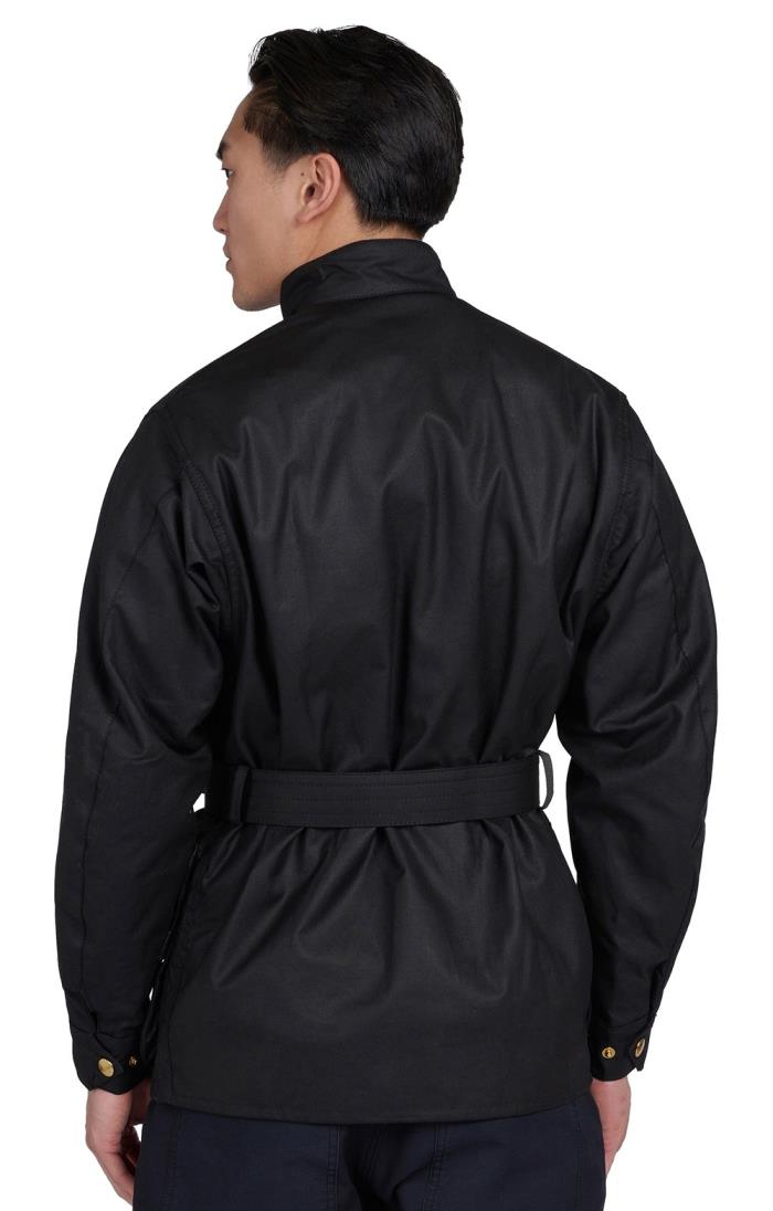 Men's Barbour International Original Wax Jacket, Navy - House of Bruar