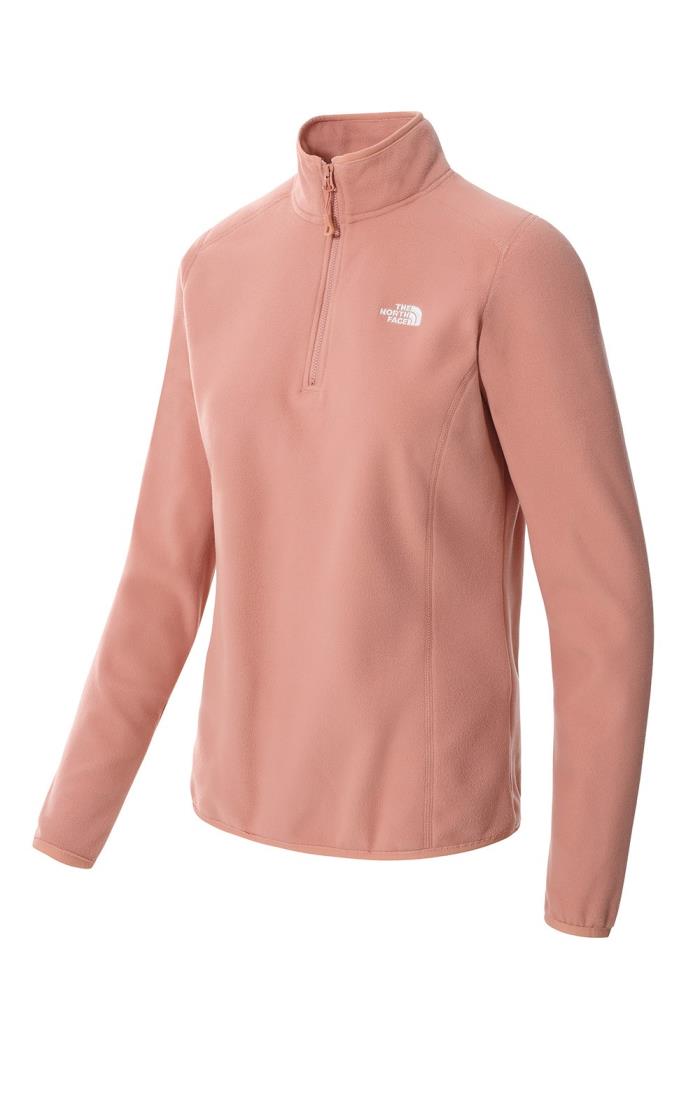 ladies north face quarter zip fleece