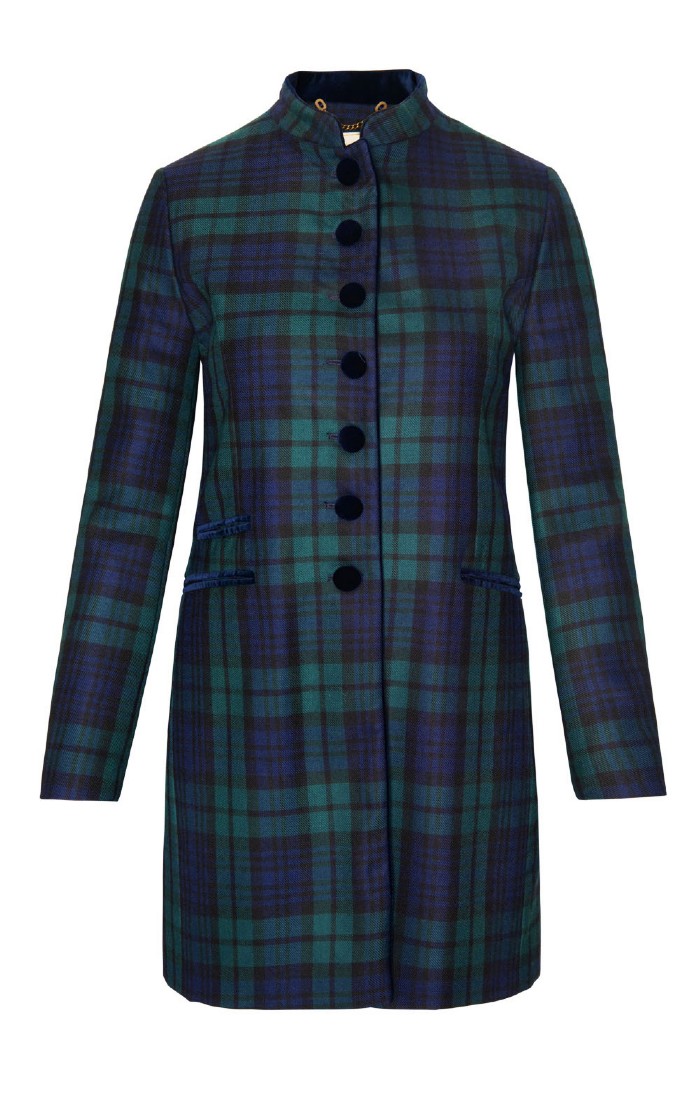 Plaid jacket coat outlet