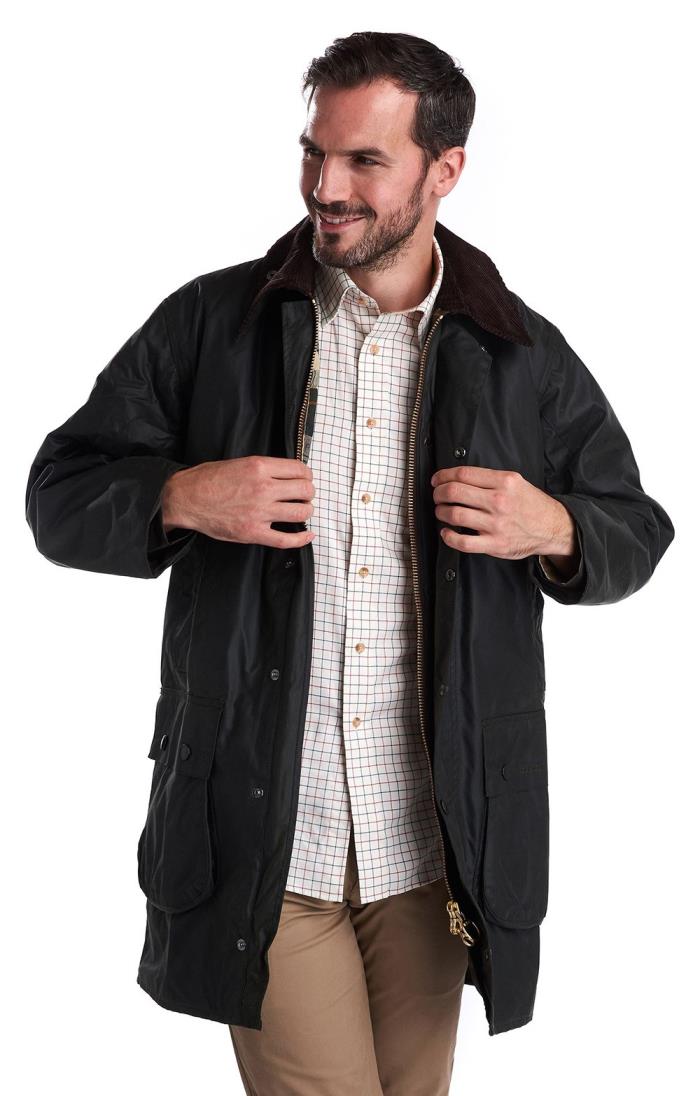 barbour coat mens wax