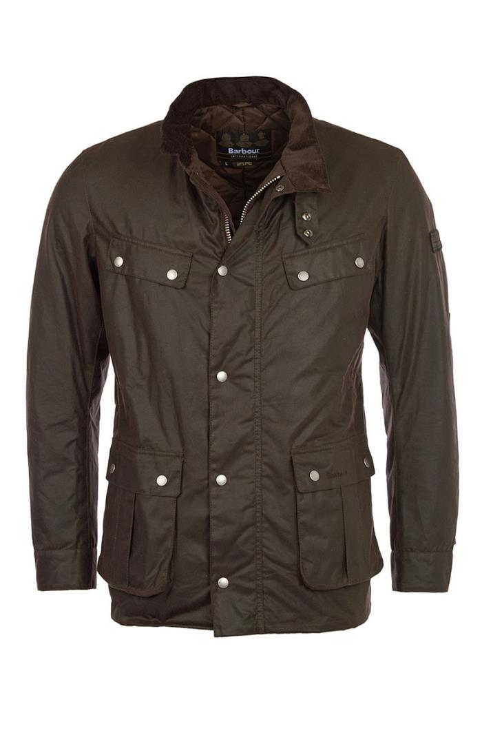 Mens Barbour International Duke Wax Jacket House of Bruar