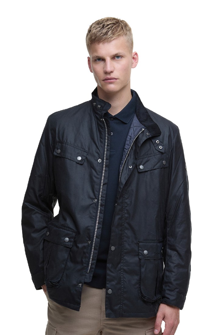 Mens Barbour International Duke Wax Jacket - House of Bruar