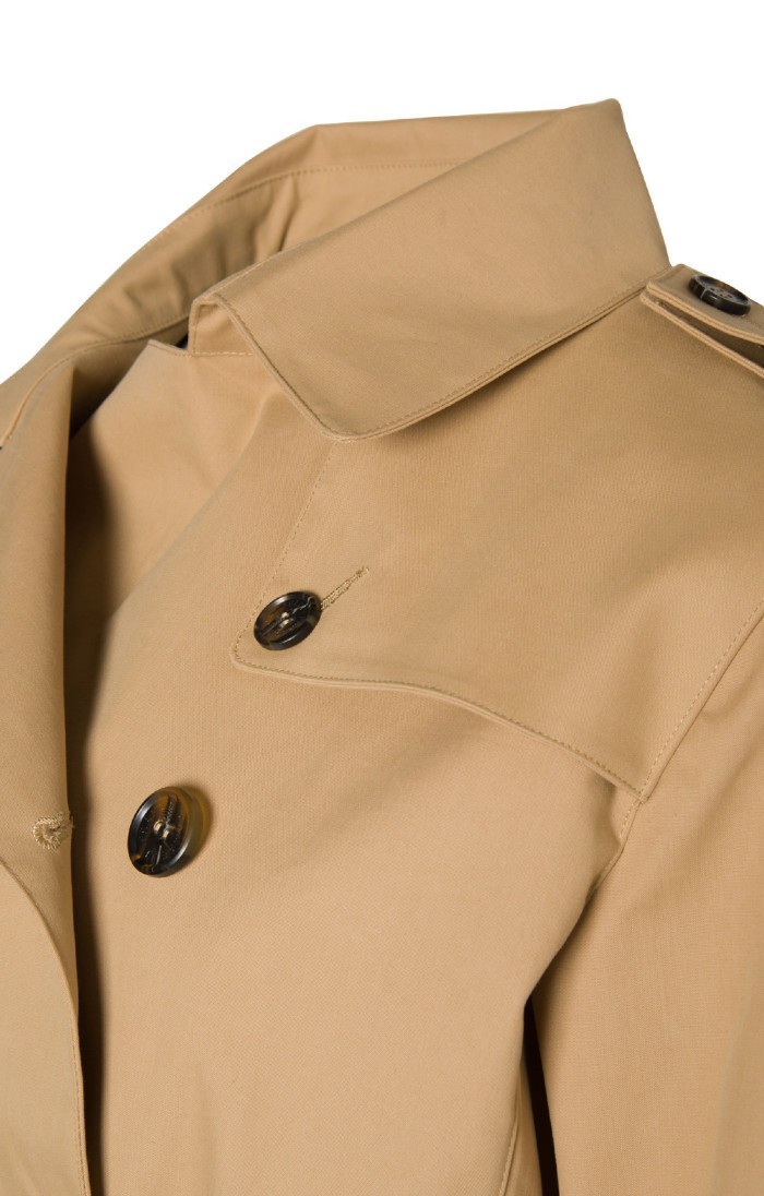 Ladies Double Breasted Mackintosh Coat, Brown House of Bruar