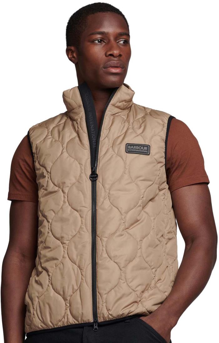 mens gilet barbour