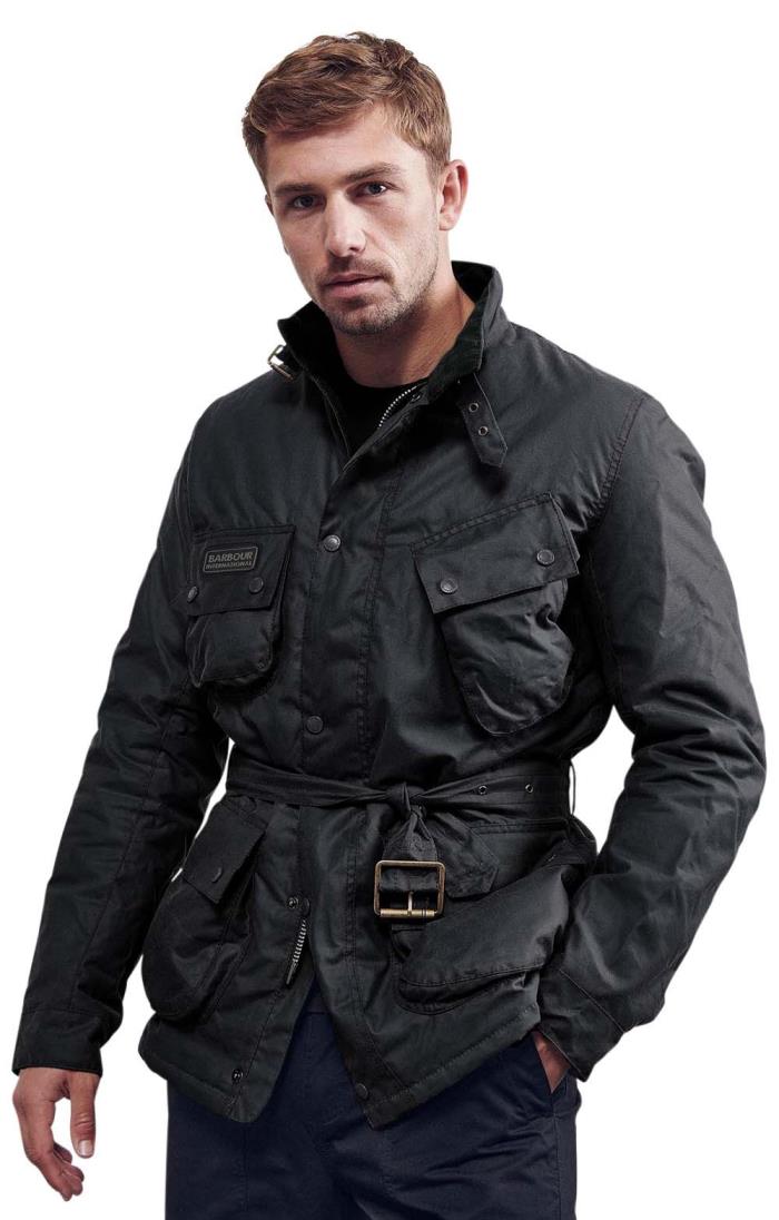 barbour international parka mens