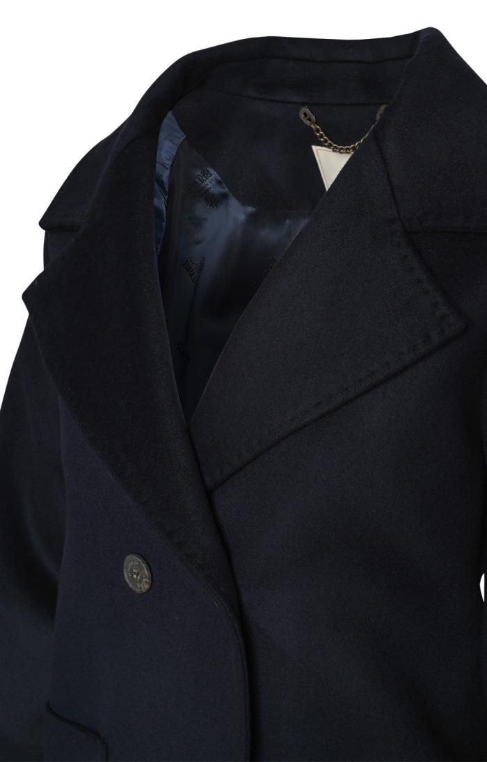 Black cashmere coat ladies clearance