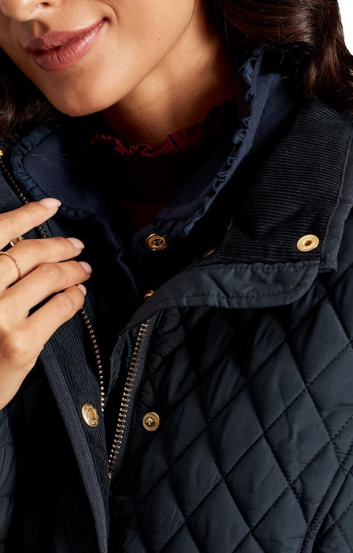 Joules ladies quilted jacket sale clearance