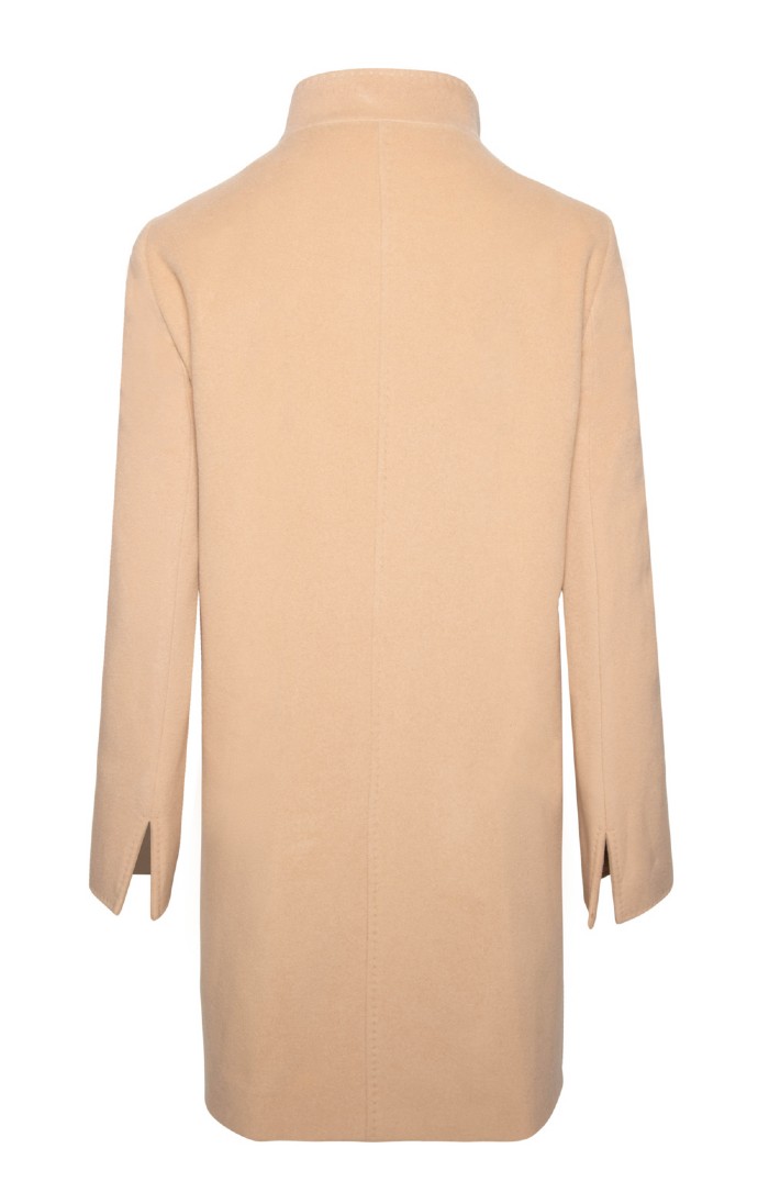 Ladies single breasted camel wool coat outlet
