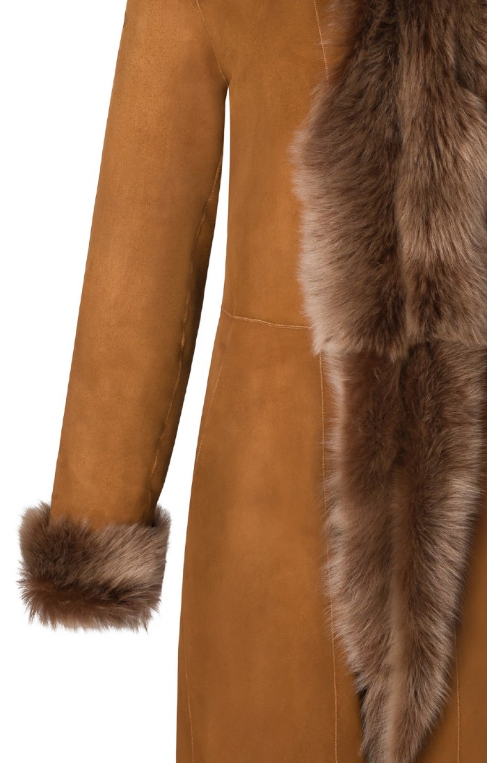 Ladies Sheepskin Coat - House of Bruar