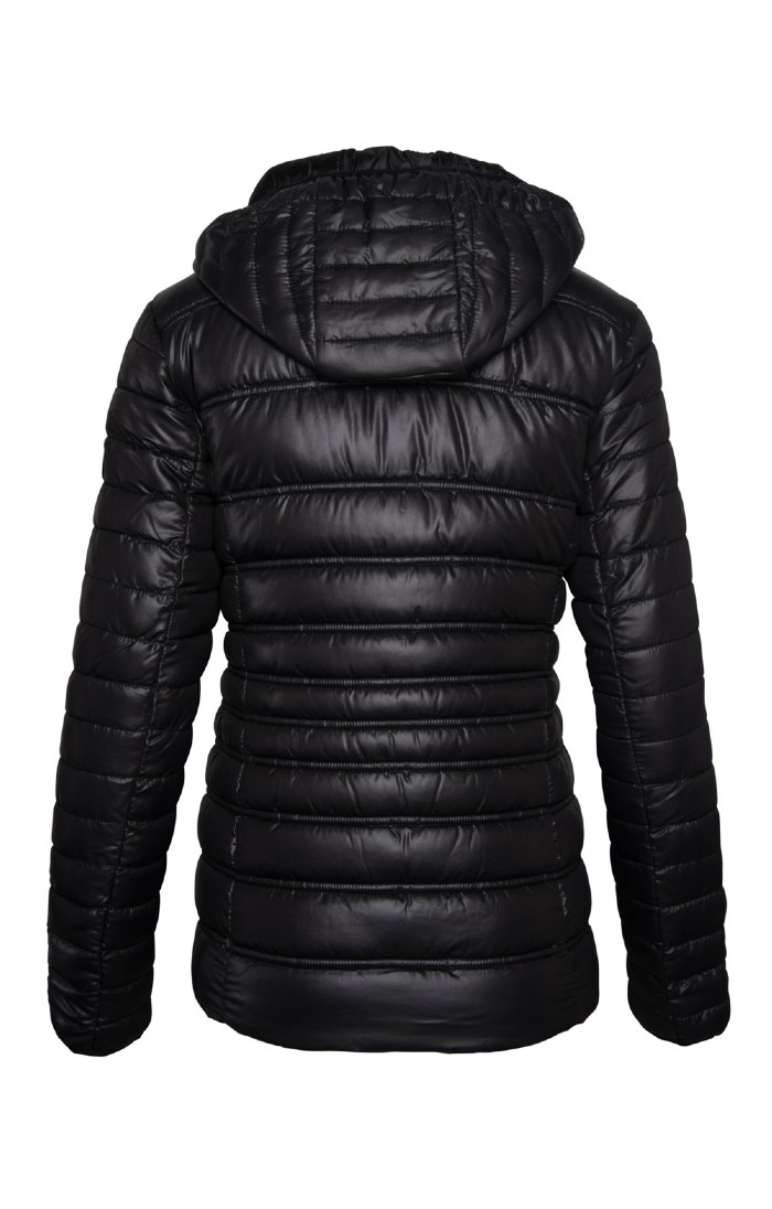 Ladies short hooded jacket sales