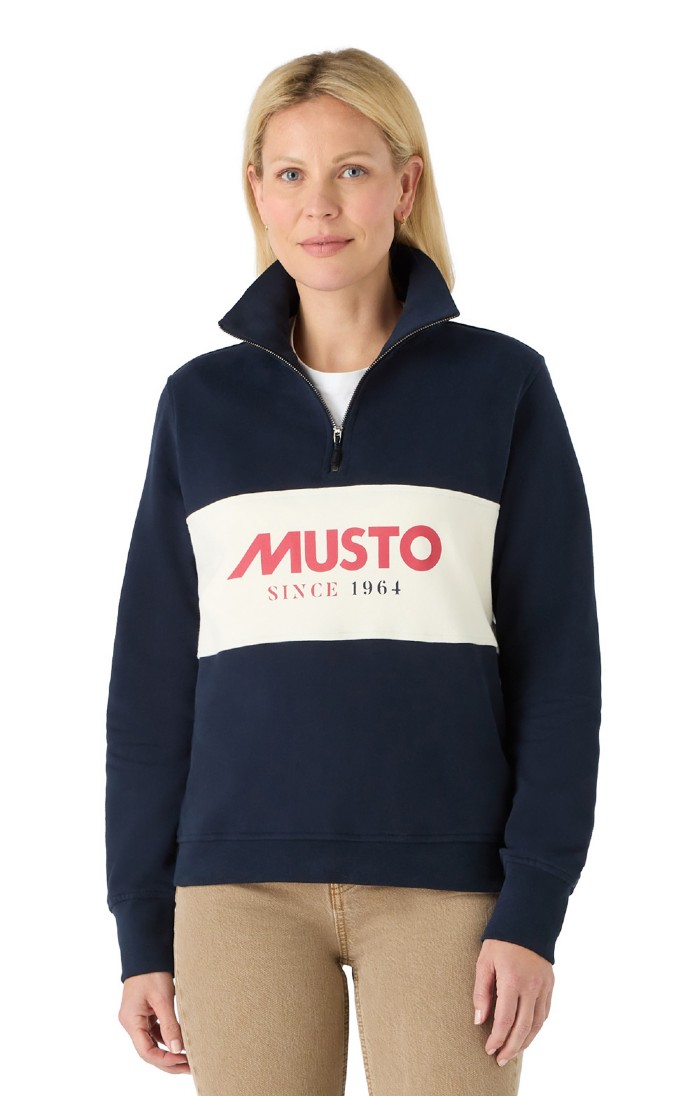 Ladies Musto Classic Half Zip Sweater