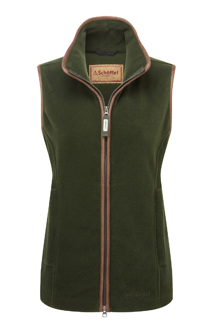 Ladies Schöffel Lyndon Fleece Gilet, Red House of Bruar