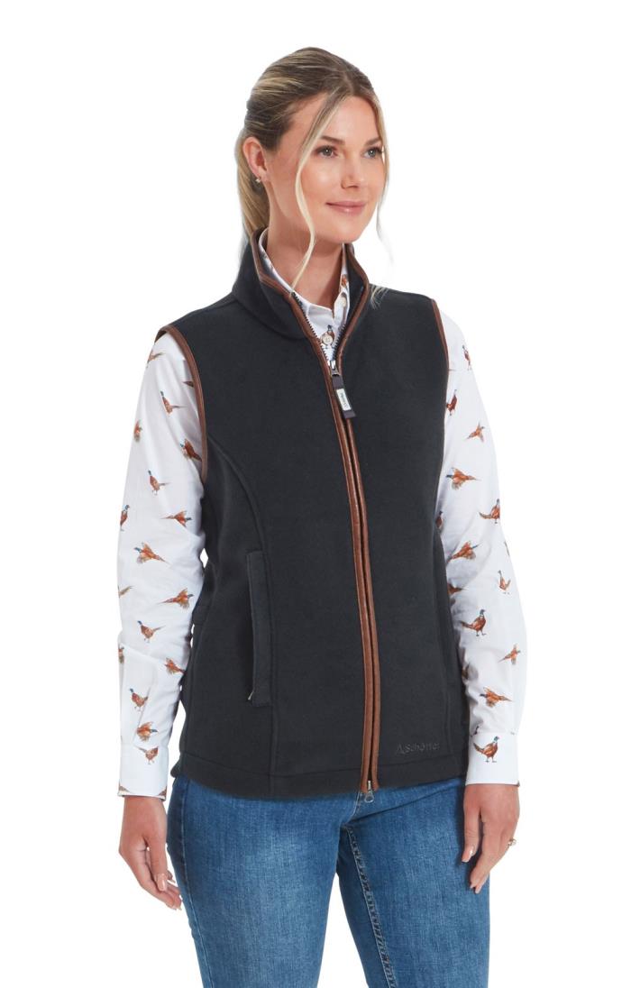 Mrat Fleece Gilets for Women Clearance Plaid Waistcoat Ladies