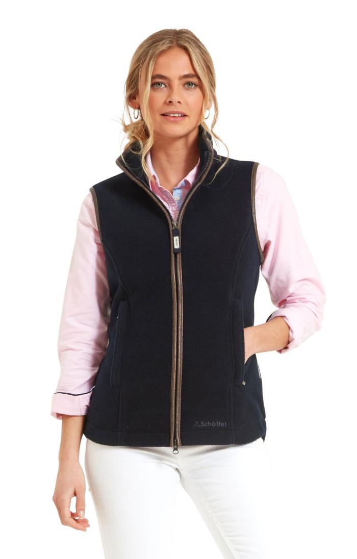 Ladies black hotsell fleece gilet