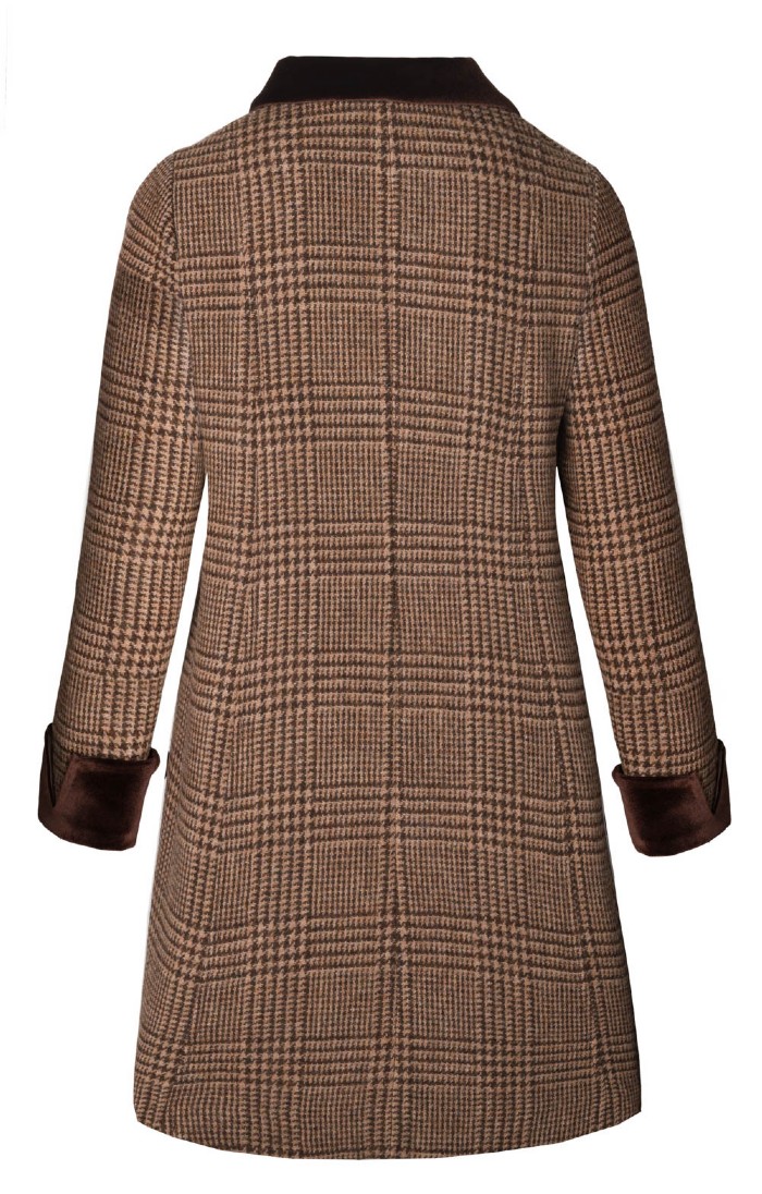Tweed cape coat womens cheap