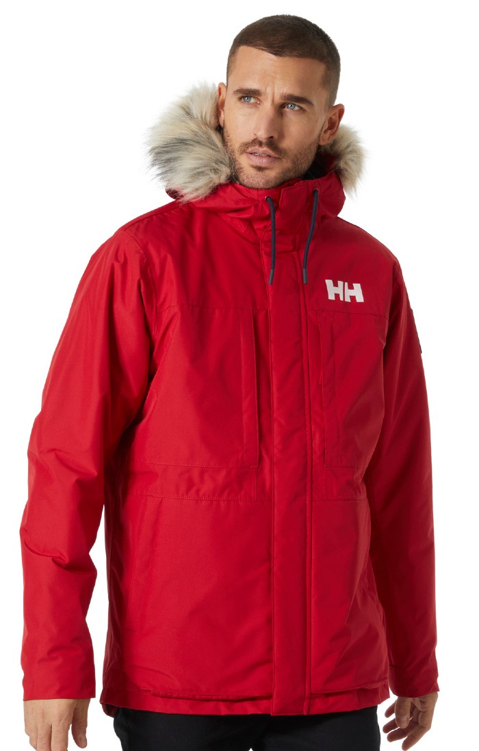 Mens Helly Hansen Coastal 3.0 Parka Red House of Bruar