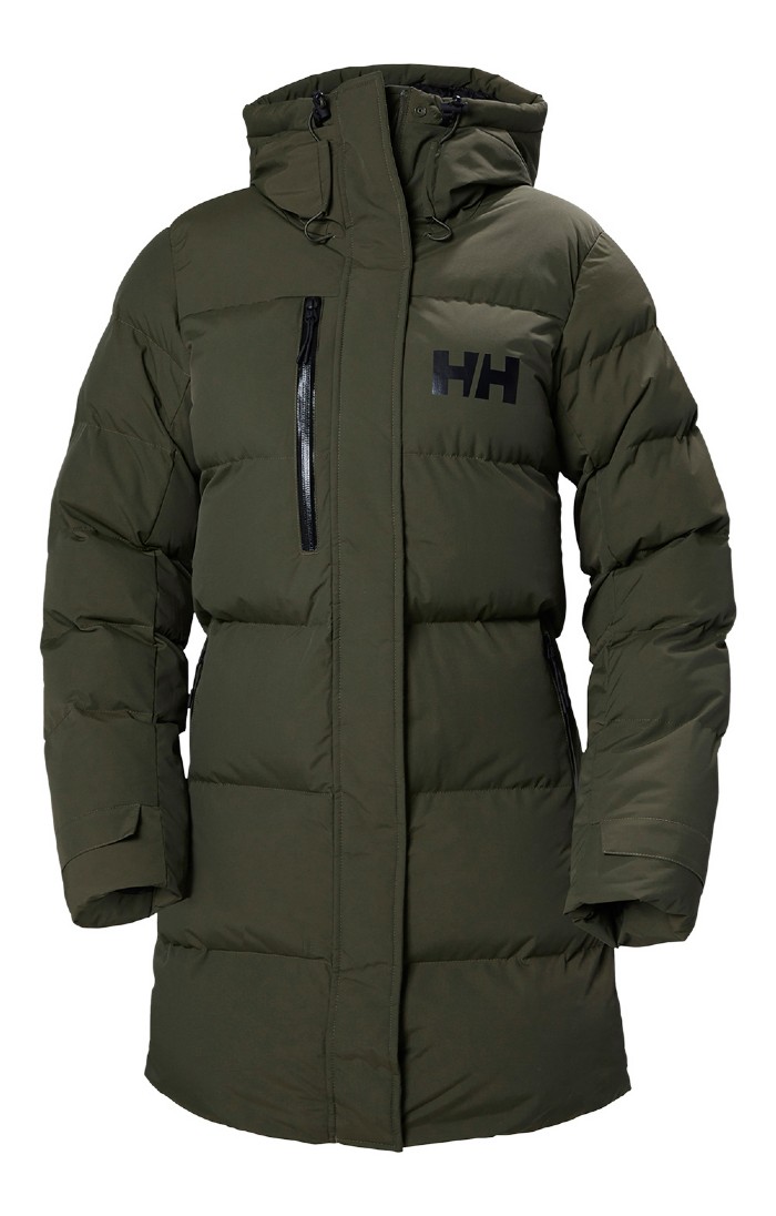 Ladies Helly Hansen Adore Puffy Parka, Green House of Bruar