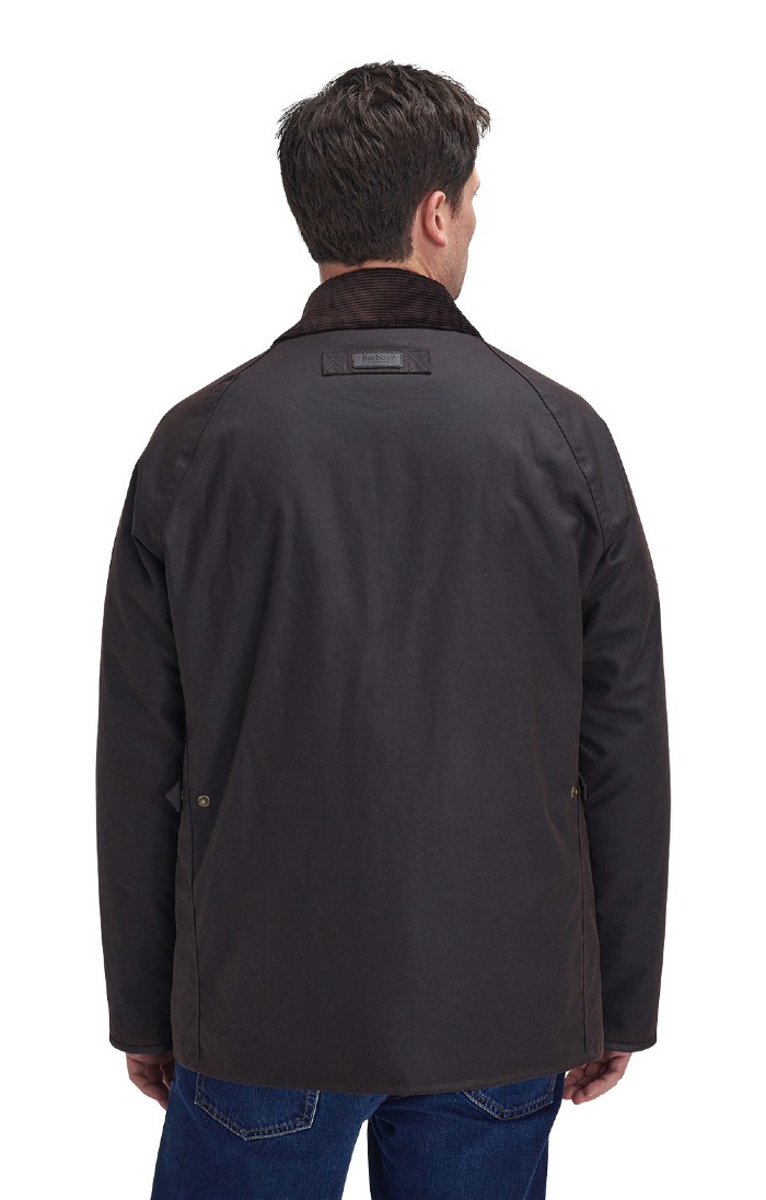 Mens Barbour Stratford Tattersall Waxed Jacket Brown House of Bruar