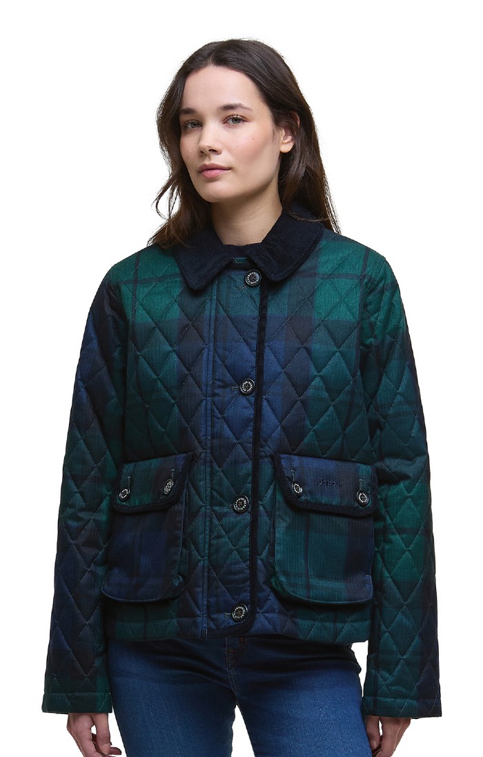 Womens Downhall Barbour Downhall Quilted Jacket Ivy Women's