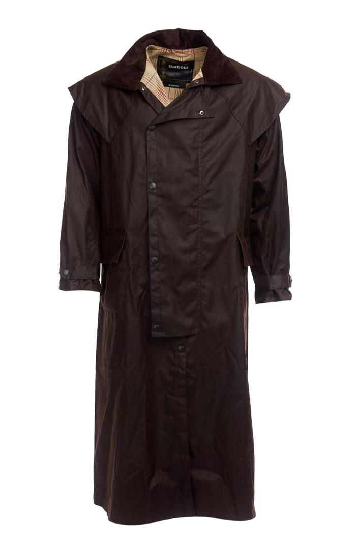 barbour full length coat